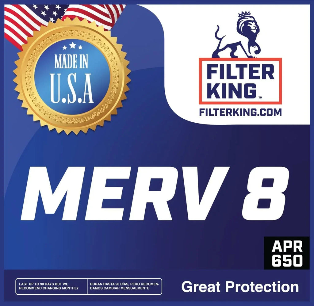 IN HVAC Filter 19.5 x 4-PACK .75" Actual MERV Filters Filter 8 A/C Furnace dimension: | USA MADE 19.5x53x1 | King Air | 53 x Pleated |