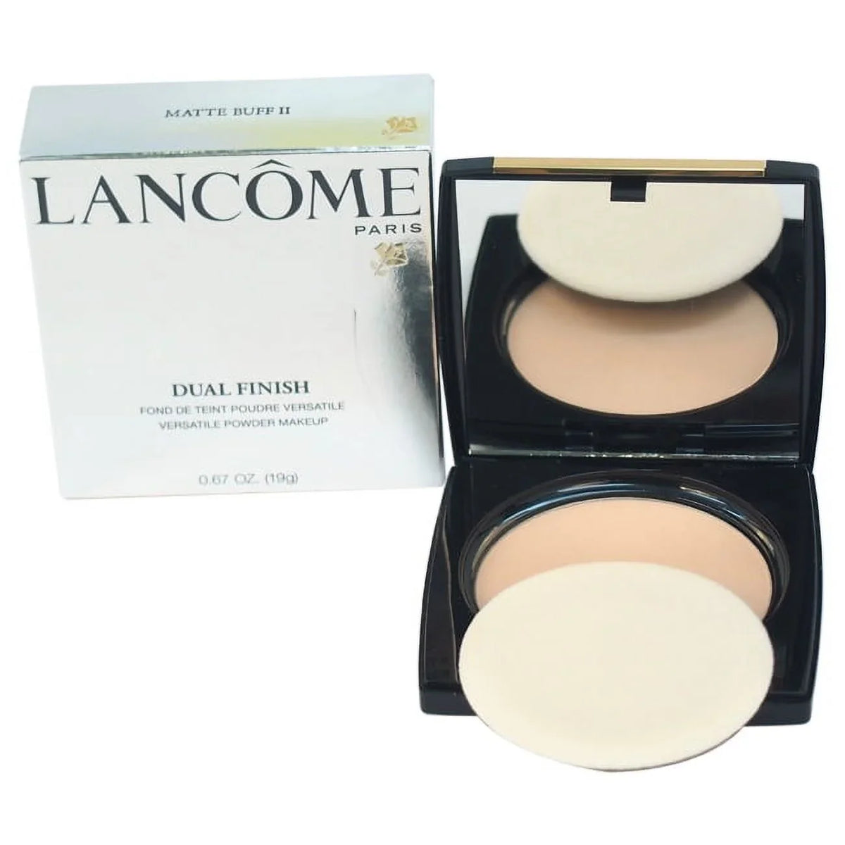 Buff Matte Makeup Powder Women - For 0.67 Powder II Dual # Versatile oz Finish