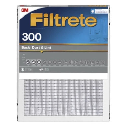 x Pleated 1" 300 Basic x Day of Air 3M 4 300-4 & Filtrete Lint Gray 16" Filter Dust Filter - 90 Reduction 20" Quantity