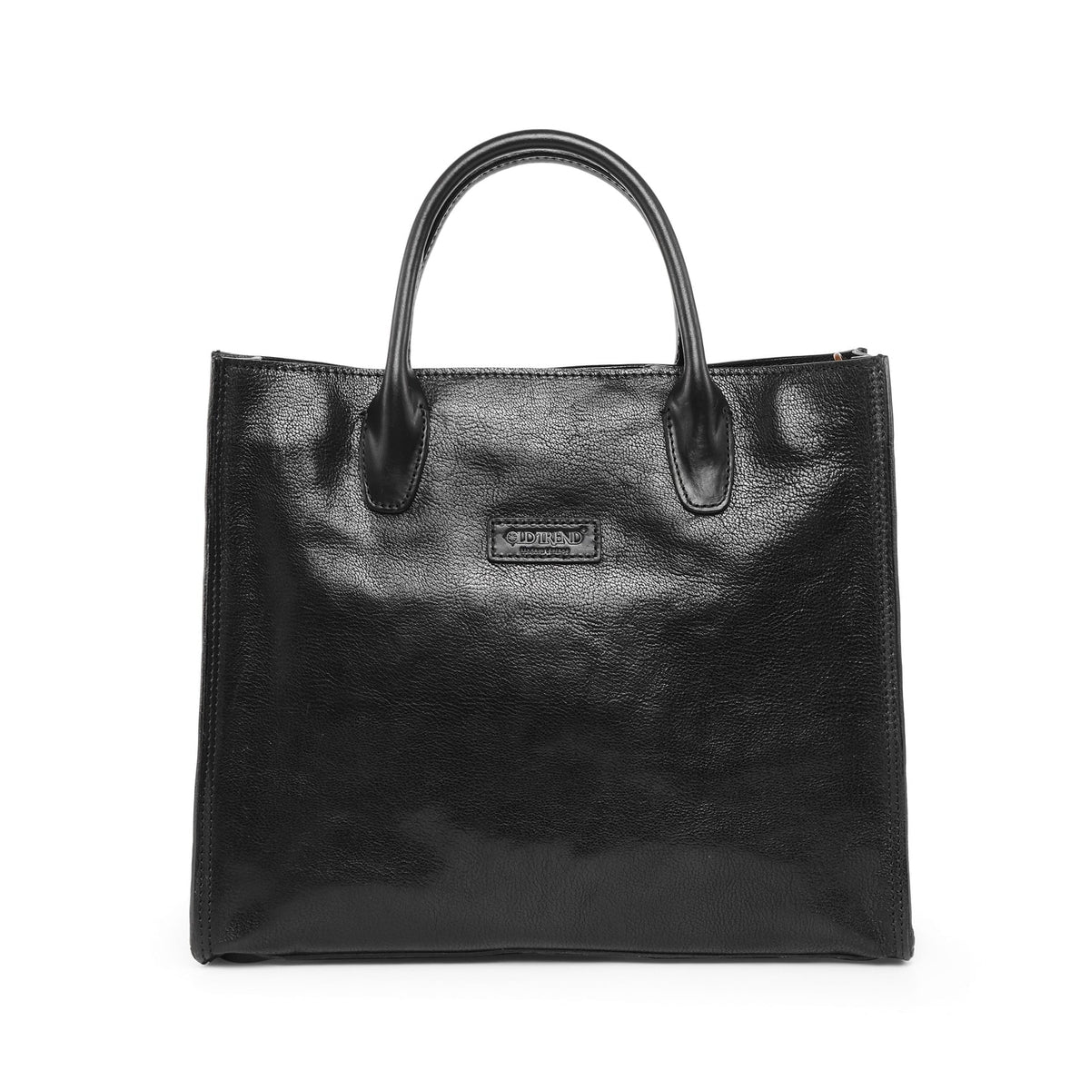 Trend Tote Old Bag Leather Aspen Black Genuine Leaf