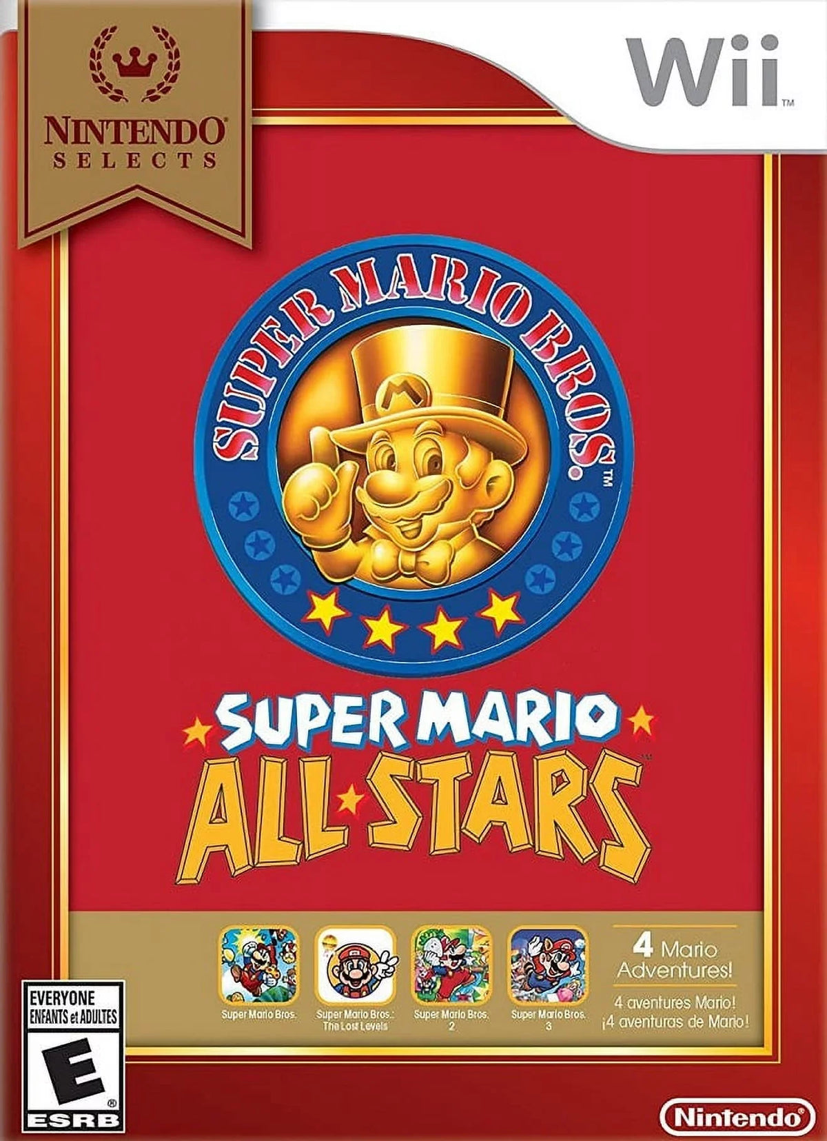 (Refurbished) Restored 2016) Game Wii, Super Adventure Mario (Nintendo All-Stars:Select