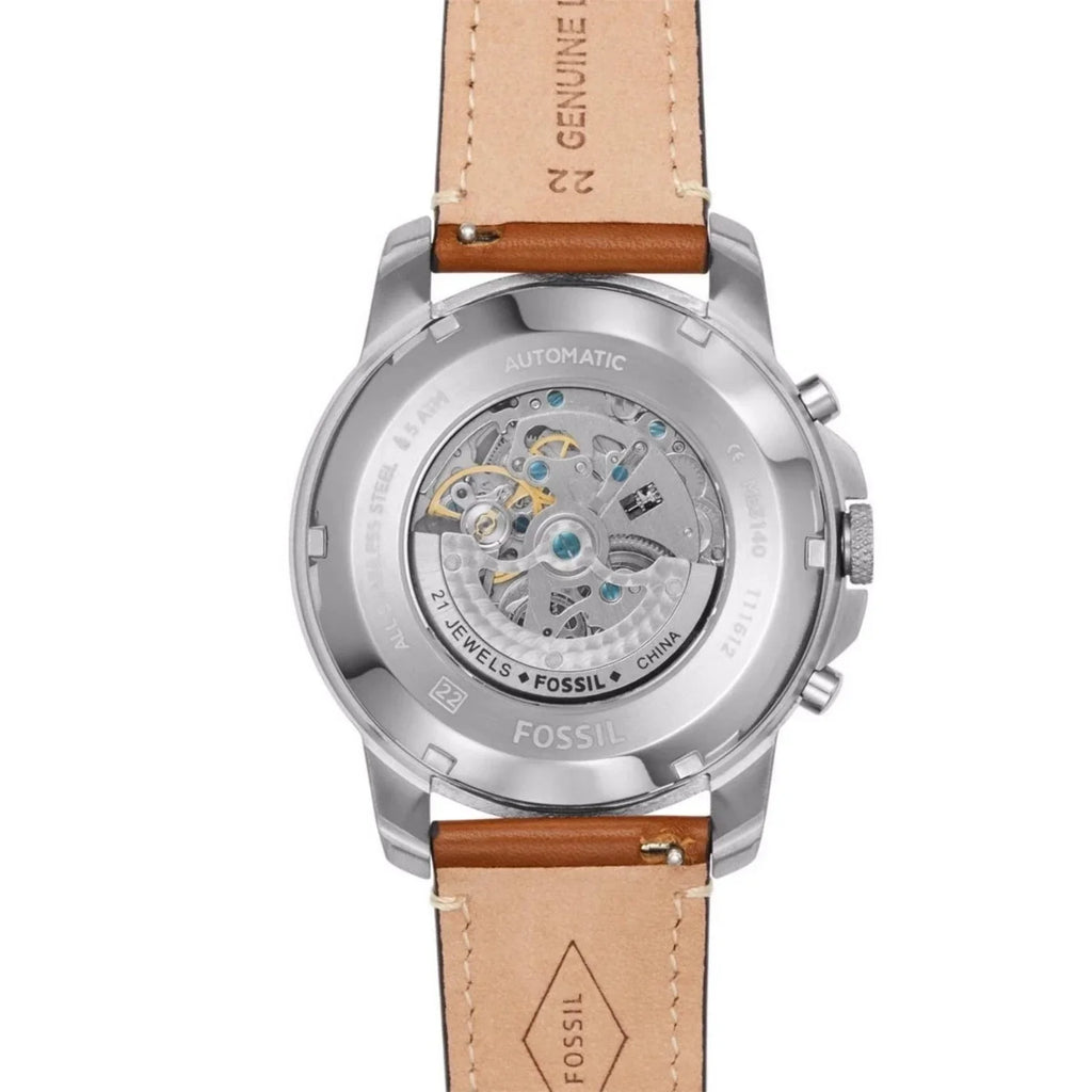 ME3140 Watch outfit Fossil Grant Men's Stainless-Steel Silver Automatic