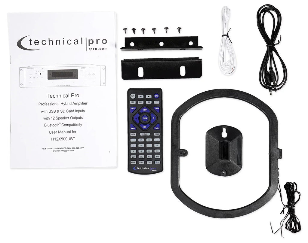Home Zone, Theater Technical Receiver+12) Bluetooth 6000w 8" Speakers+EQ Pro 6)