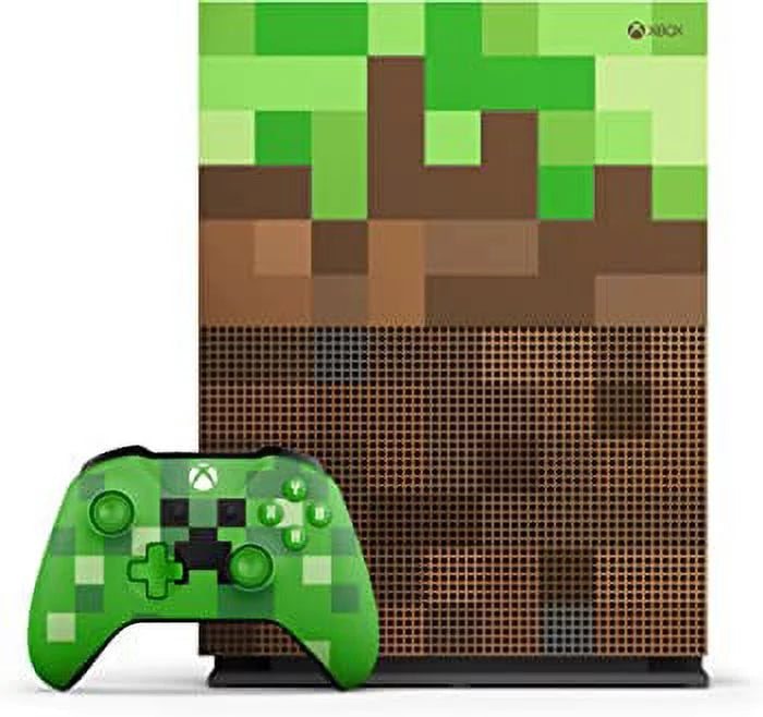 Console Bundle AXTION Included One Like Edition Xbox Gaming Minecraft New) Pre-Owned 23C-00001 with (Refurbished: Limited BOLT S 1TB 2 Controller