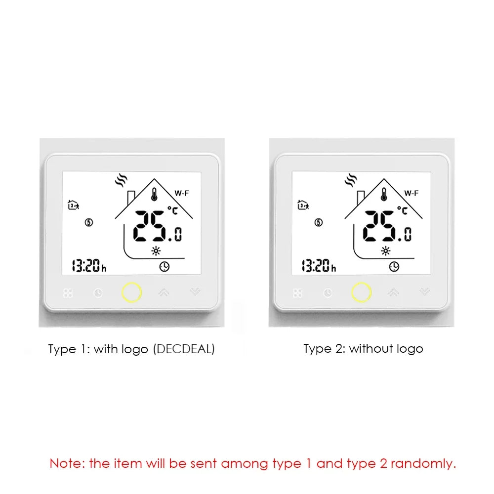 Boiler Control, Compatible Wi Temperature liquid/Gas Smart with Home Fi Tomshoo Thermostat Controller