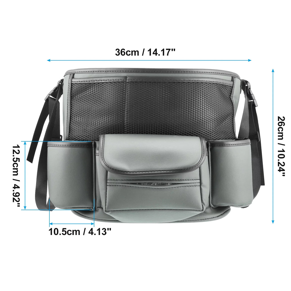 Purse Organizer for Storage Car 36x26x18cm Bargains Gray Capacity Car Backseat Large Multi Pockets Seat Unique