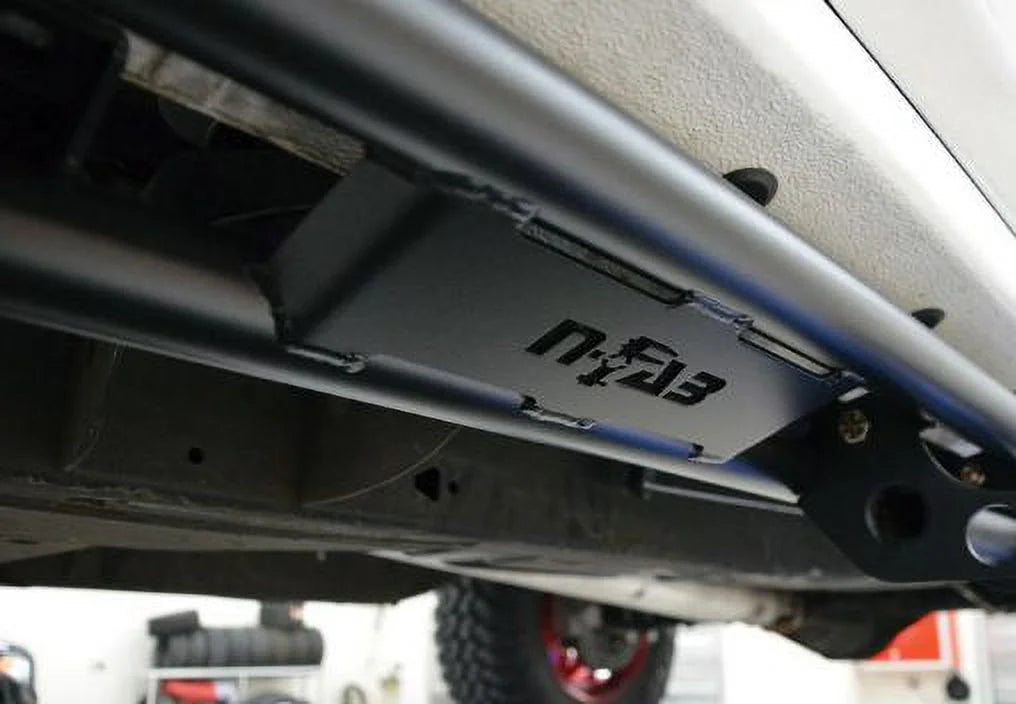 N-Fab RealTruck Cab All | | Tundra Rails 2007-2021 | Beds, by T074Rkrqc with Textured Double Gas Rkr SRW Black Compatible