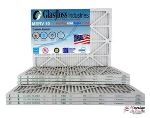 Air 15x30x1 inch) in 29.5x7/8 - 10 14.5 Glasfloss - -Qty:4 (Actual - Made USA Filter x MERV Furnace dimension: