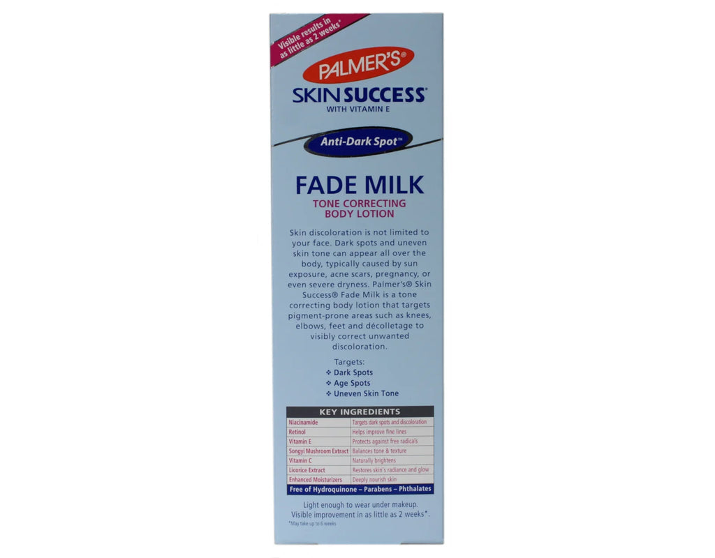 6 of 8.5 Lotion Fade Anti-Dark Pack fl Success Milk Body oz Palmer's Skin Spot