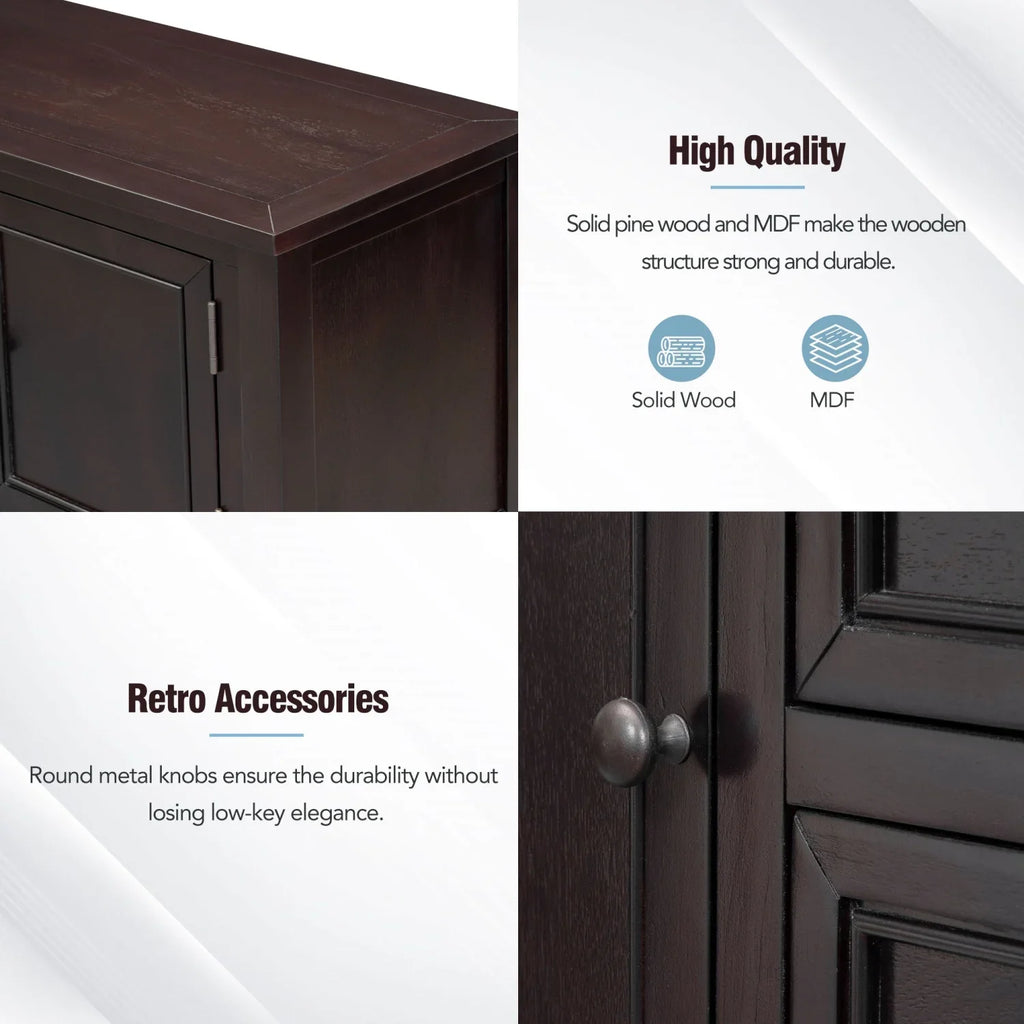 Entrances TREXM Drawers OLD Table and Series Living WF190263AAA) Vintage Small Shelf Storage Bottom for Kitchens Ample (White SKU Four and Cambridge Console Rooms with