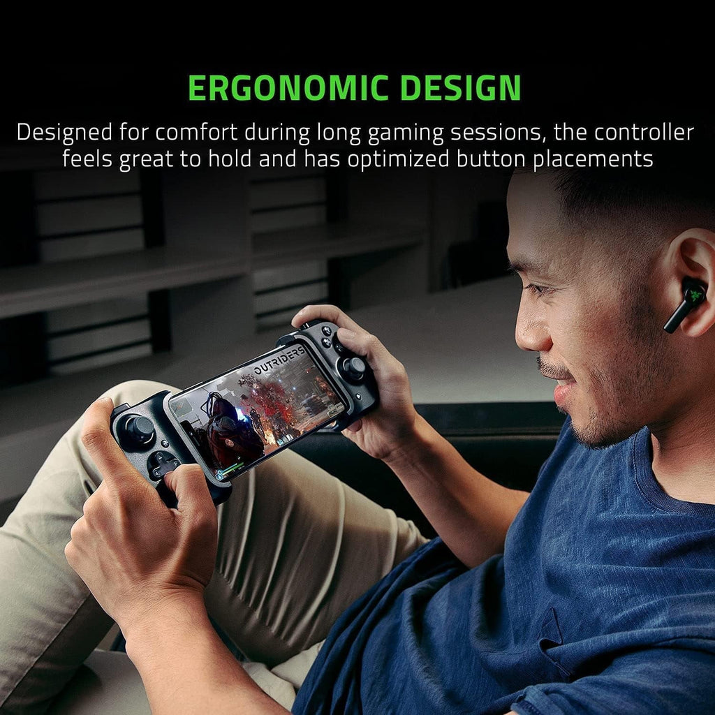 Kishi Gaming Controller Axtion Used Razer Cleaning iOS - Black for Bolt kit - With Bundle - Electric