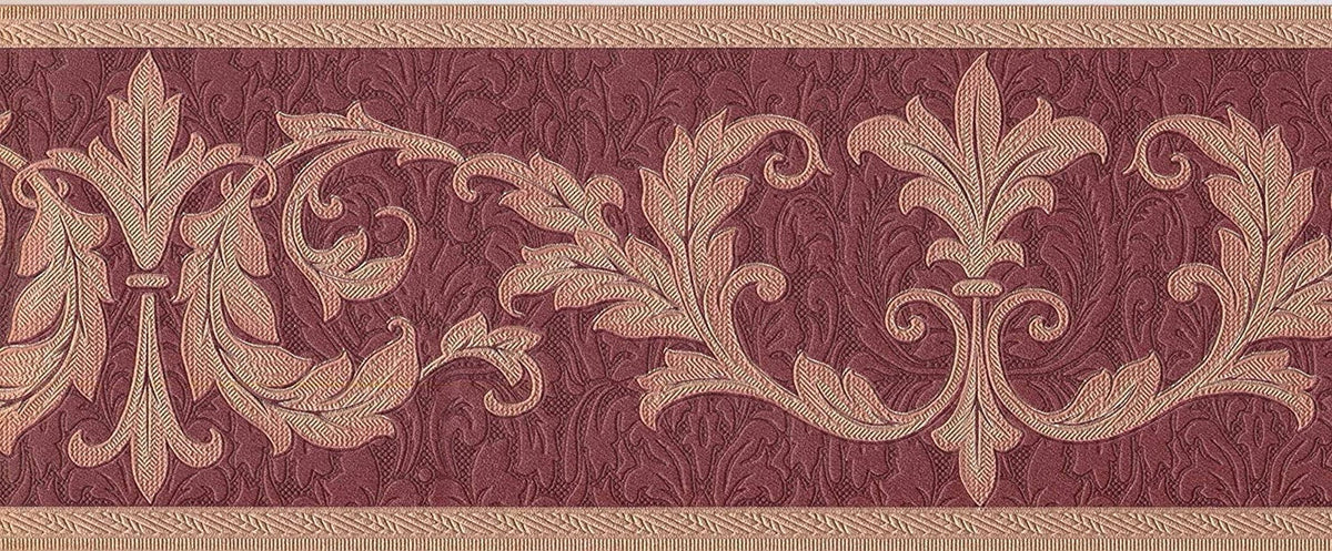 Feet Wallcoverings Red Bedroom, design Living for Concord 15 Border 7 by Room Leaves Gold Victorian Inches Pattern Wallpaper Damask 30150 Bronze,