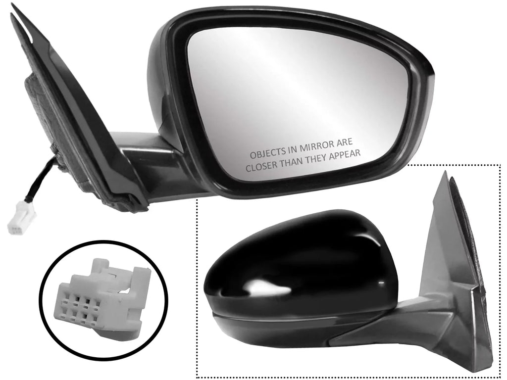 No Signal View 963016CA0A Camera 2021 ALTIMA APA Power for Replacement Right Side 2019 2022 2020 Rear Non-Heated No Mirror NI1321311 Passenger