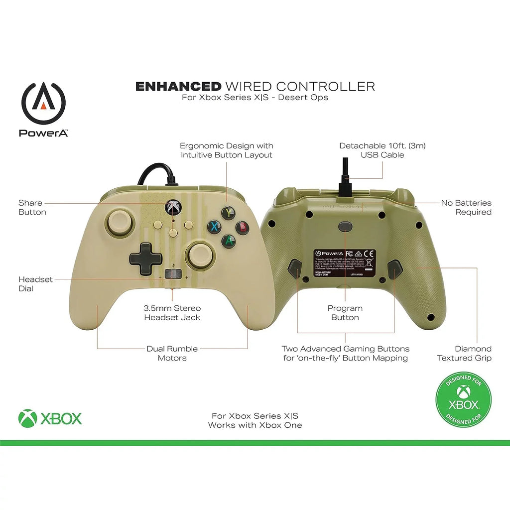 Controller Series SSD Wired with (Desert Bundle Enhanced Xbox 1TB Ops) X