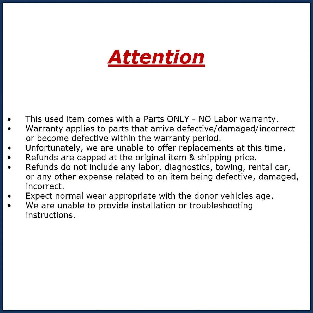 2018 Camry Pre-Owned Camera OEM Lane Departure (Good) Warning 8646C-06030 Front
