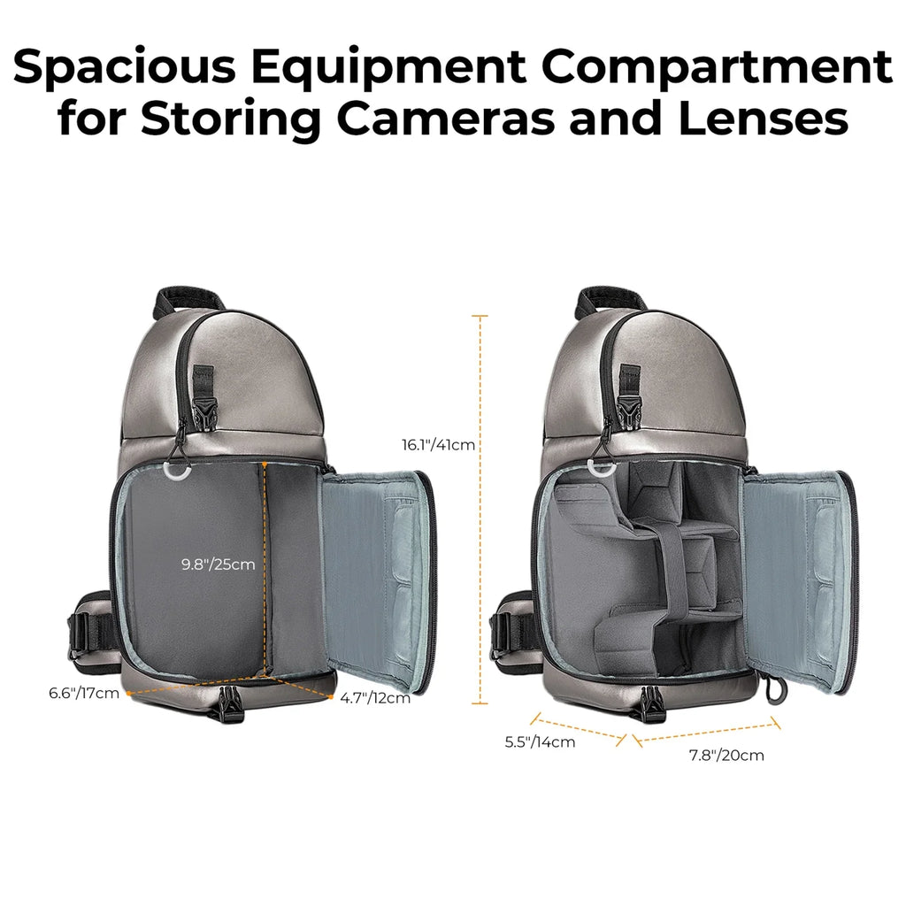 Single Dividers Removable Case Camera Camera Case Features And Camera K Camera K&F Bag,Dslr/slr/mirrorless CONCEPT Waterproof Waterproof F F Shoulder With Waterproof With Dslr/slr/mirrorless