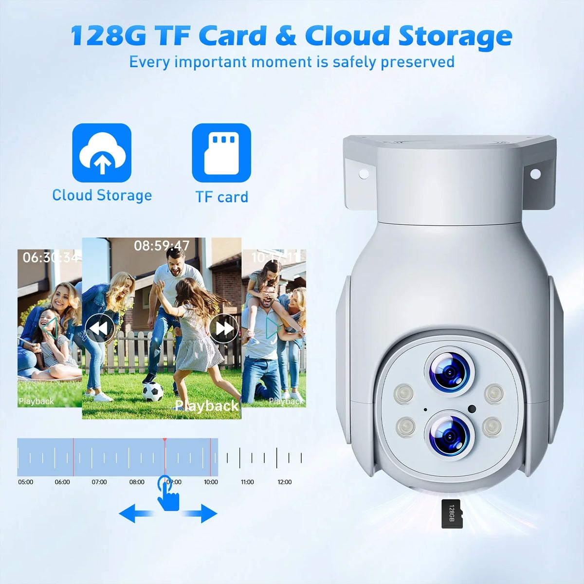 2K/3MP with Wireless SC22 Surveillance Zoom Security Hybrid Camera Dome WiFi TOGUARD exterior 10X