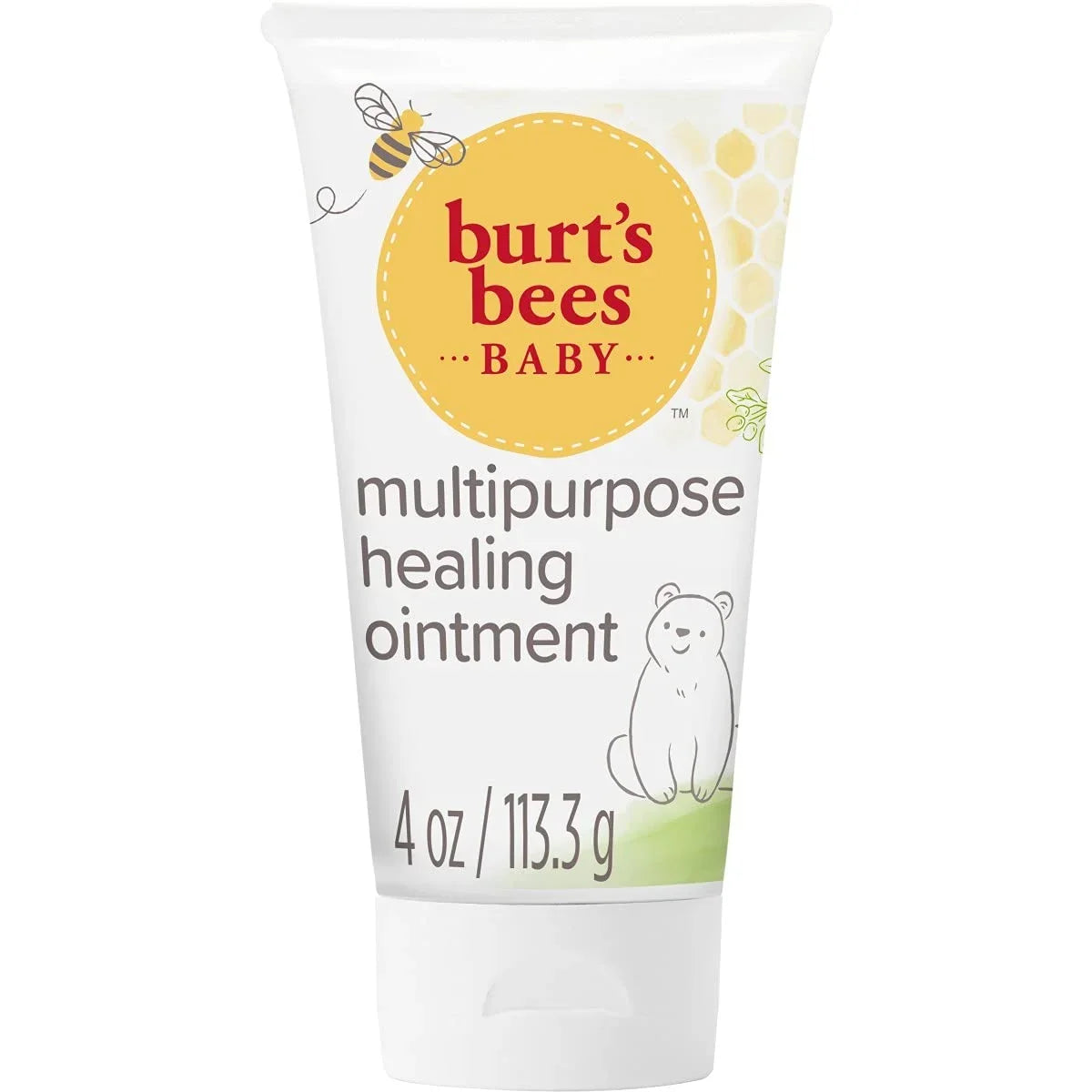 Eczema 4 Healing Bees Burt's Oz Plant Diaper & 3) 3) Formula, Softens Safe, Dry (Pack Pediatrician of Balm, Shea Based Skin, (Pack 4 Ointment Calms with Butter, of Multipurpose Tested, Ounce Baby