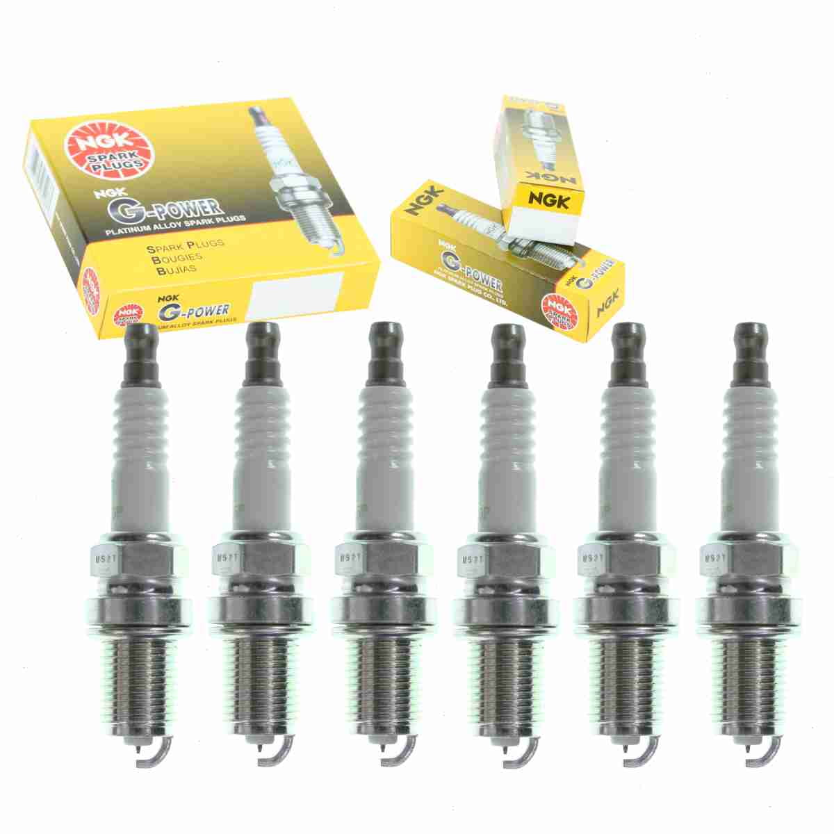 G-Power 7086 Spark Plugs 6 NGK pc Wire 4706 for PQ16TT Secondary Ignition IQ16TT 4507