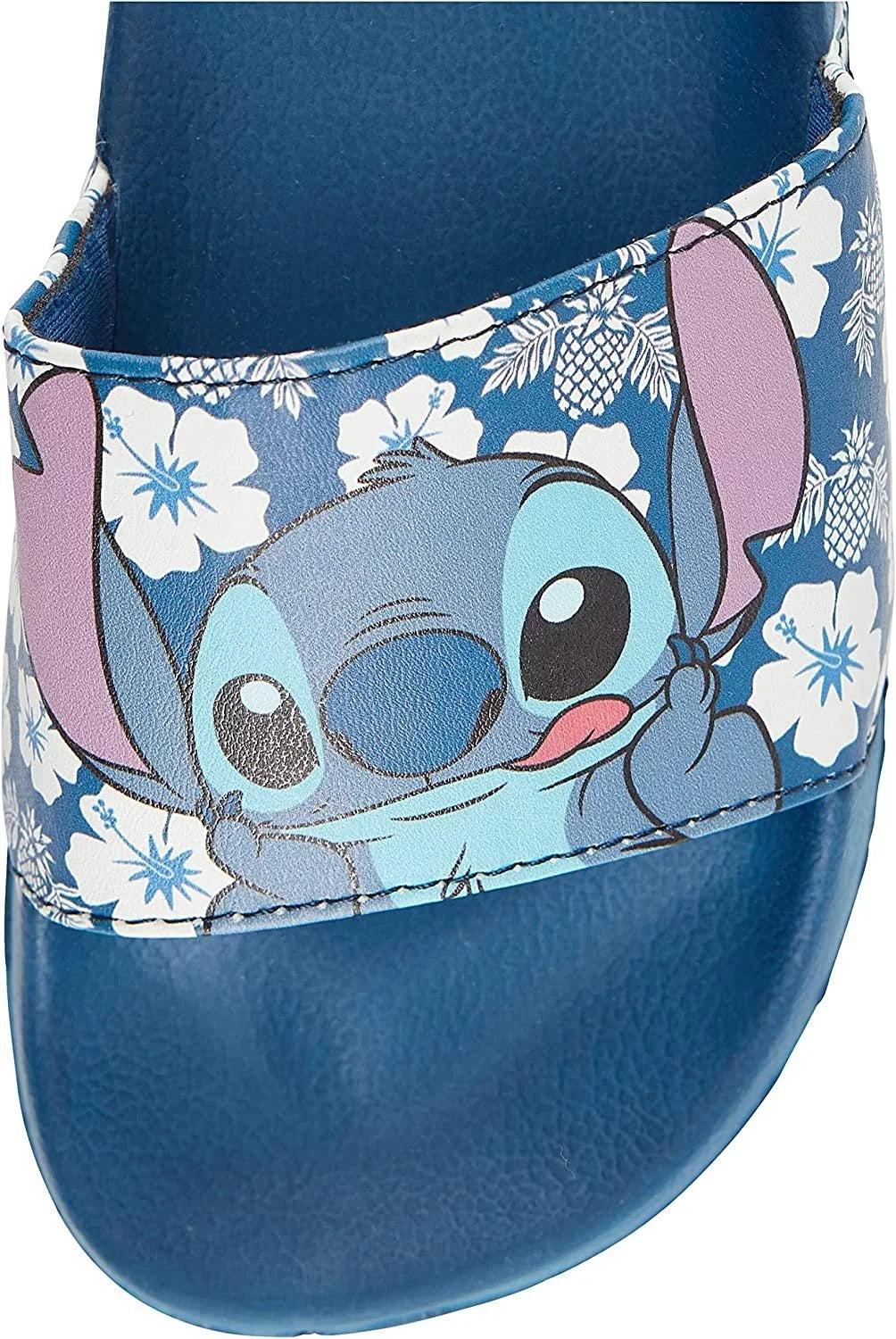 Ladies Blue Sandals Slides, Stitch Printed Stitch Disney Women and for Slip-On Lilo 8 -