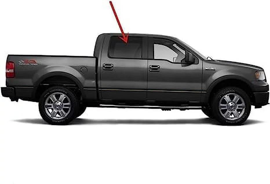 Models Glass with Door Door Right Pickup Cab 2009-2014 Side Door Compatible 4 Window F150 Passenger Crew Rear