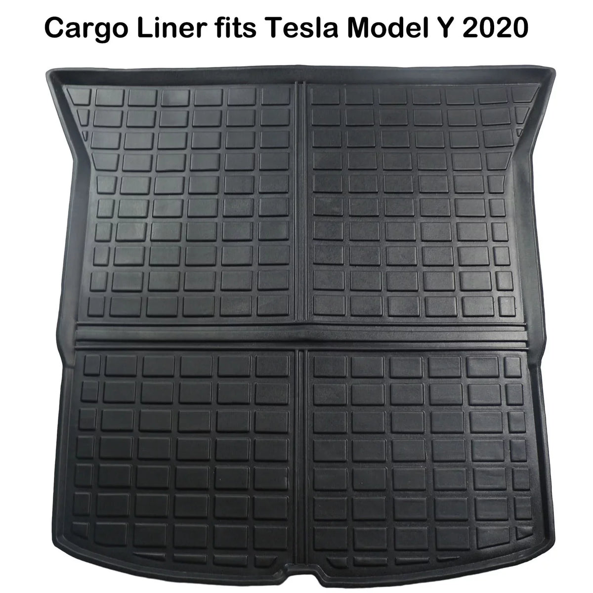 Mat Accessory Tray , 2020 7-Seat Tesla Black Liner Tesla Rear Cargo Fit for climate Cargo Model Y Trunk All Cover Y 2020 SUV Model Floor
