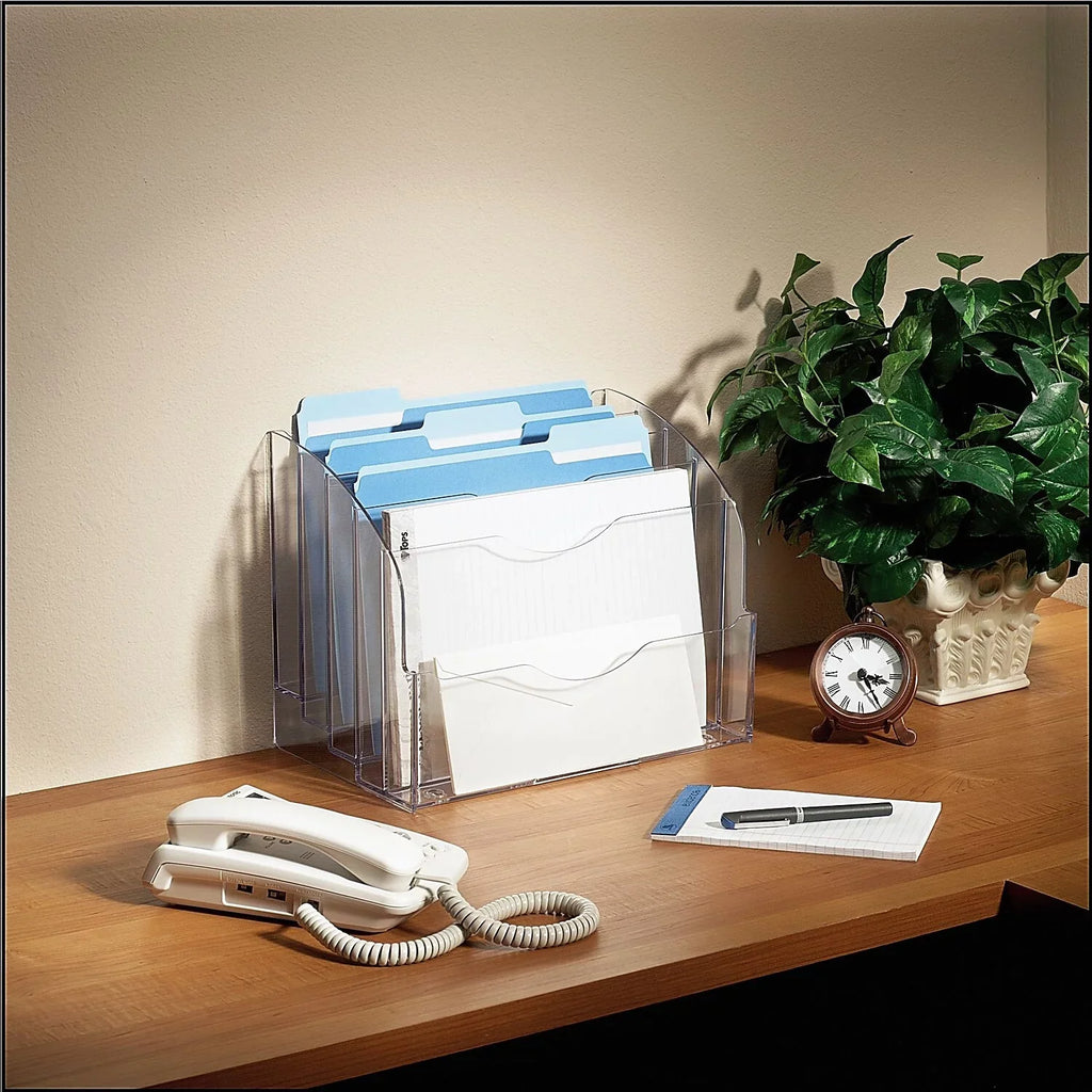 Two-Way 5/8 Sections x Plastic 3/4 3/8 13 Organizer 8 Five Rubbermaid x 94610ROS 10 Clear