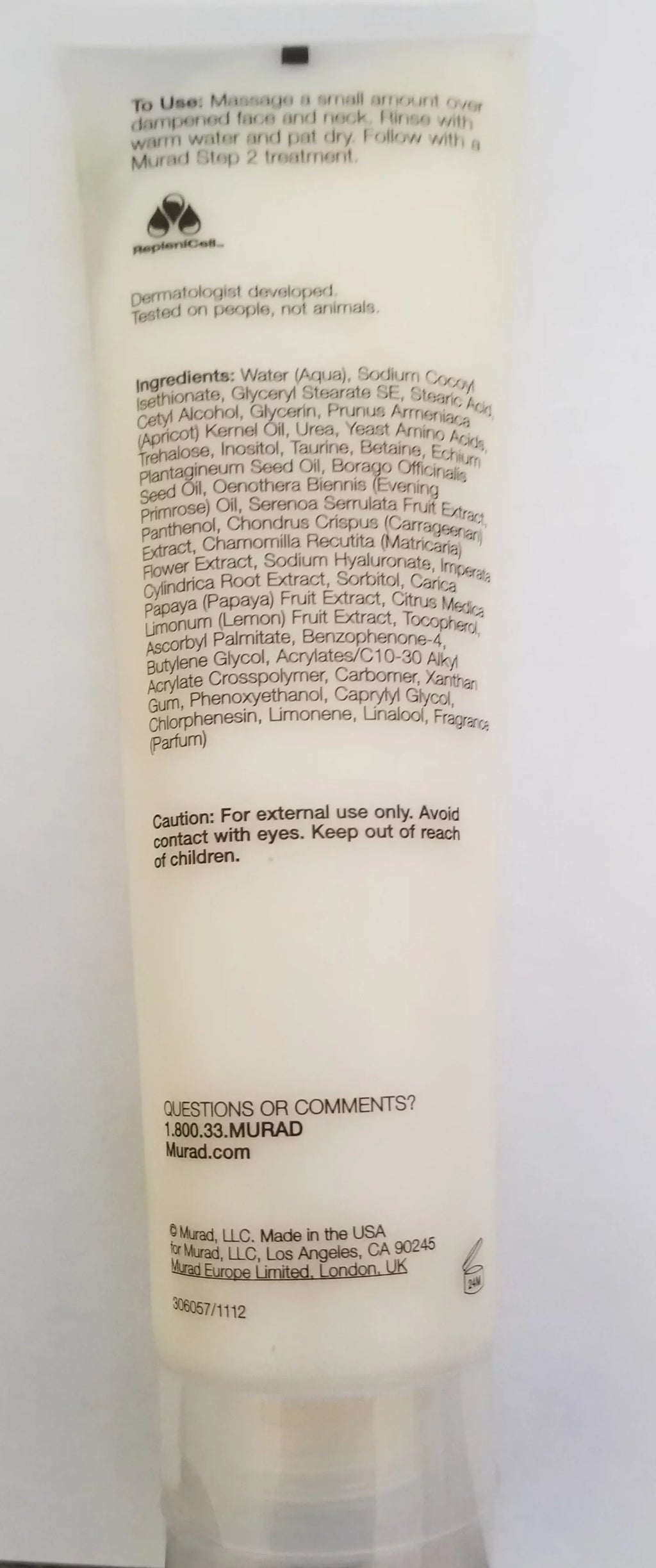 No Renewing - Cream, 4 Each Skin 2X Improves fl Cleansing oz Murad Box