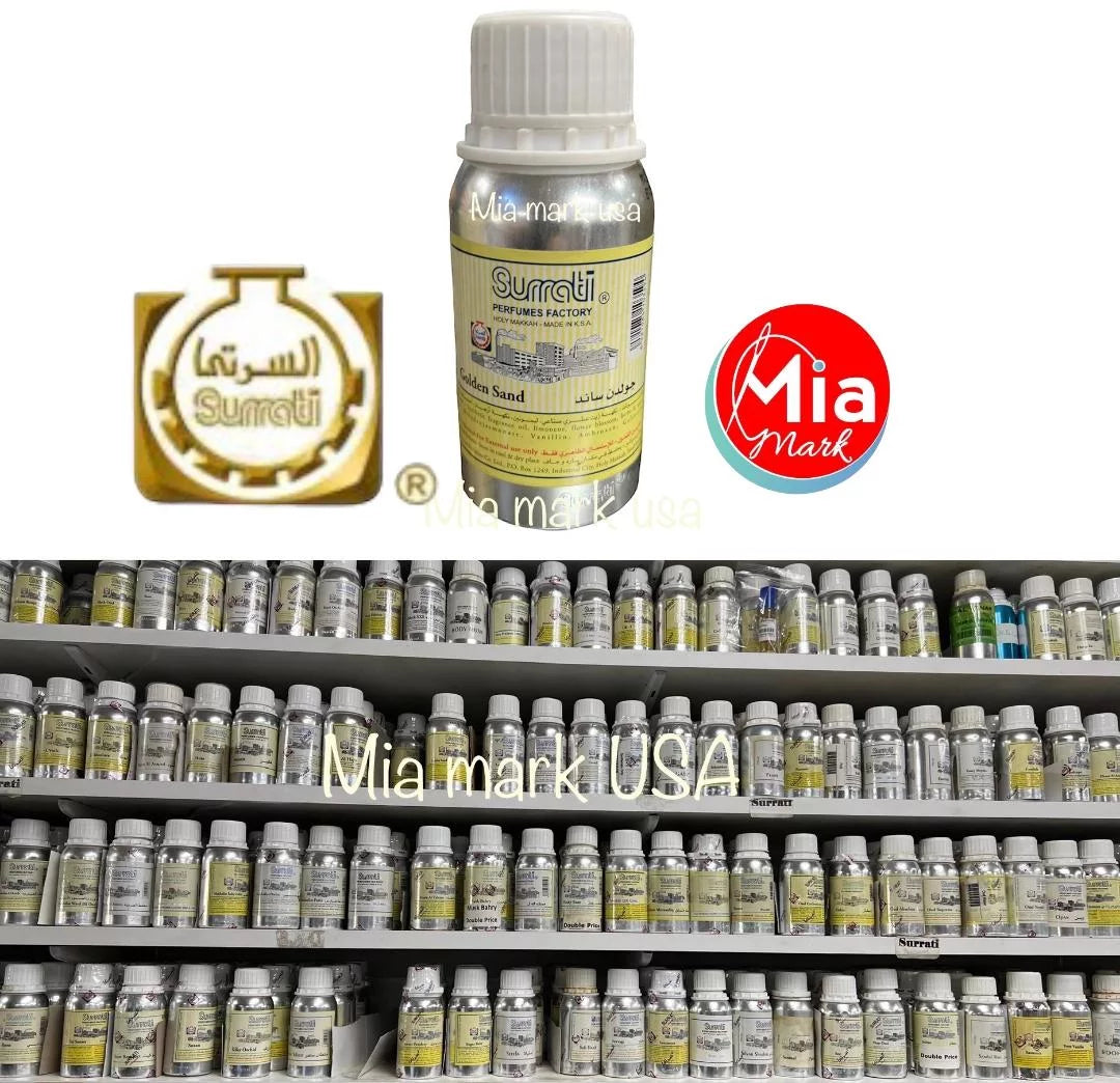 100gm MADE BRAND 100% PURE (ATTAR) SURRATI ARABIA SAUDI SAND IMPORTED OIL IN GOLDEN