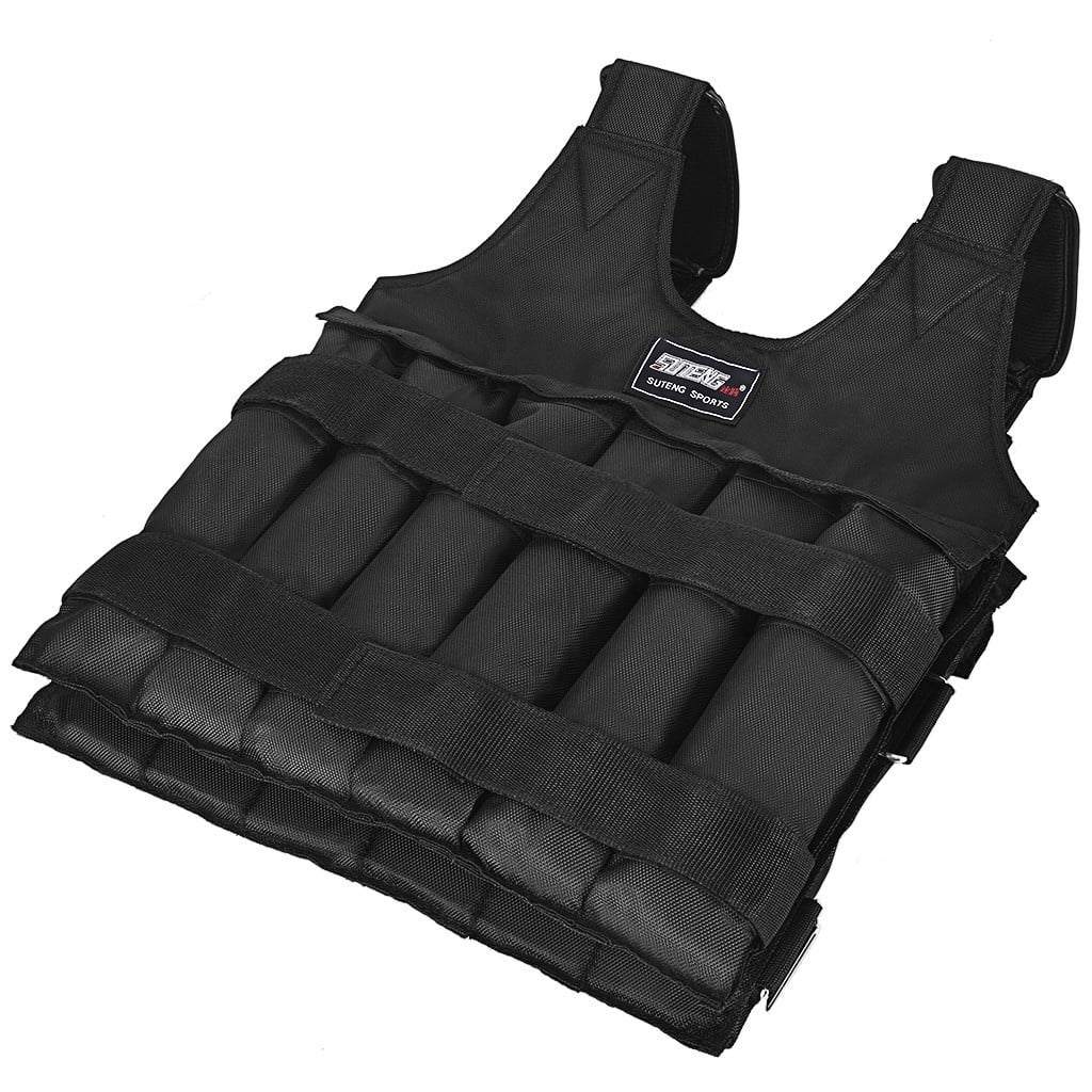 Wedge Weighted Vests Yoga Workout Running Walking Exercise Training Women Adjustable Weight for Workout ZiSUGP Vest Weight Wrist Body 110LB for for Training Men Fitness Jogging