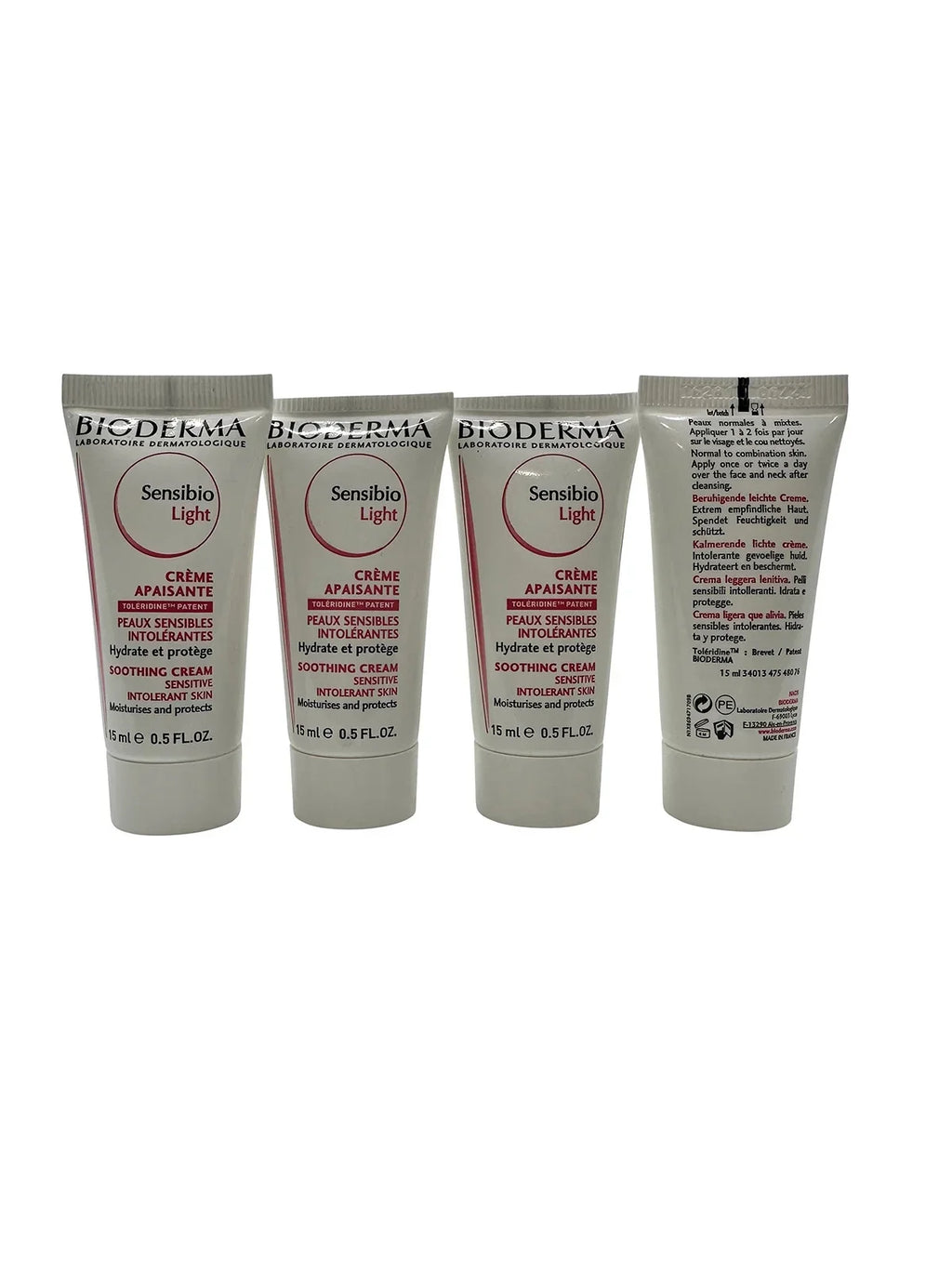 dimension Types Sensibio Cream Bioderma Travel Skin Soothing 0.5 4 Light All of oz Set