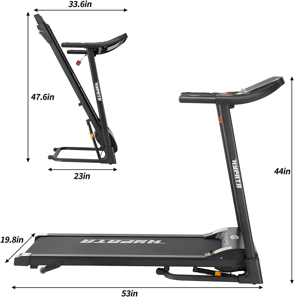 12 Exercise HP Electric Folding 2.5 SKOK Preset Running Home Incline, Programs for with Display, Max Treadmill LED and Walking Treadmill LBS Jogging Running 300 for Treadmill with Capacity Machine