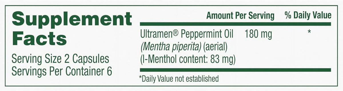 Ultra Good Bloating Box Relief Peppermint 12 (IBS) Timers Gas Capsules for Small Purified Syndrome Oil Bowel Irritable IBgard First 90mg for