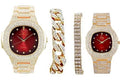 The and Blood for Watch Dance - Hip and Hop (Gld On Off Floor Bling'ed Red) ST10325/ST10364 Perfect King Couples Power Out Set His&Hers Queen Flaunt to