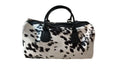 Cowhide American & Bag & design White Bag Luggage Gym Bag Travel, Duffle Sports Leather Duffle Black Large Men