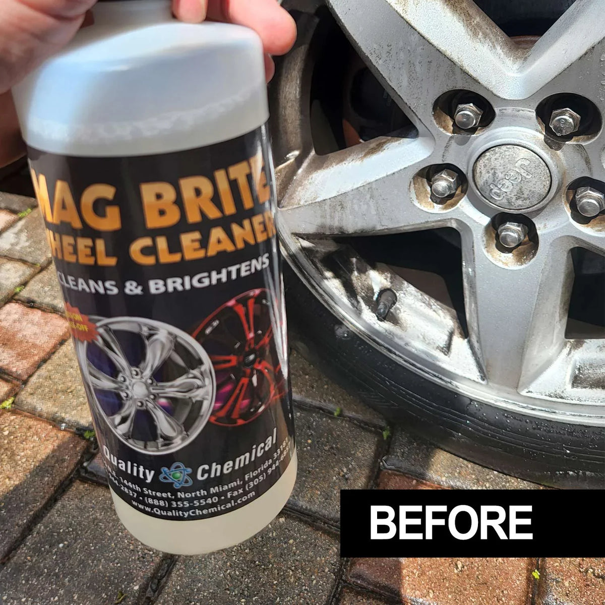 Mag Rim / Gallon Cleaner 2 and Wheel case Brite Acid