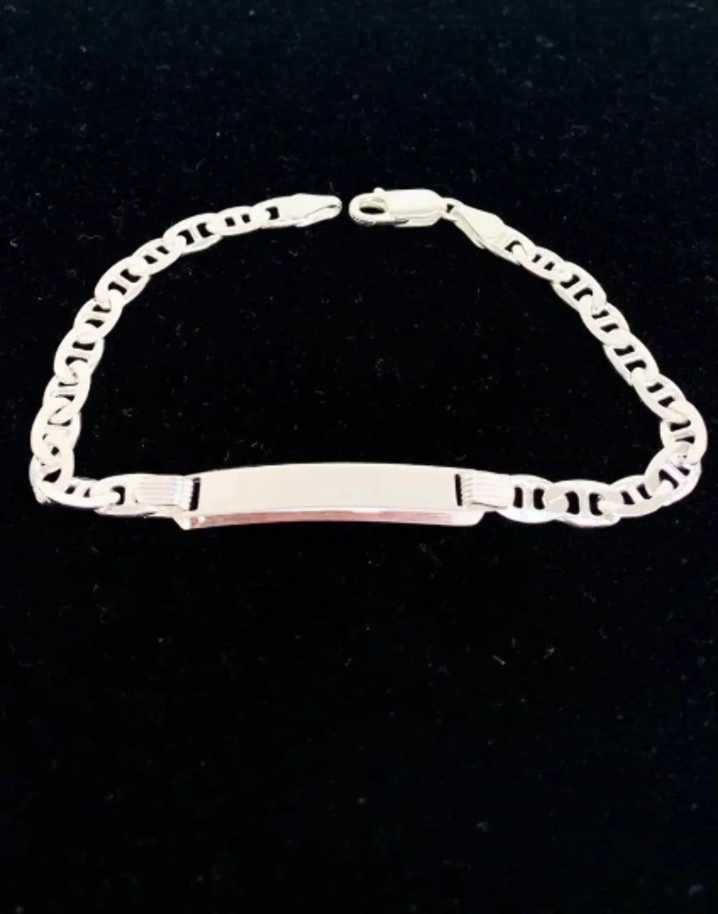 9.7g / / Mens Mariner Bracelet Mens / hombre Sterling Bracelet for in ID 925 Silver Link Bracelet 8" for Pulsera Silver Silver para 5.4mm ID Mariner