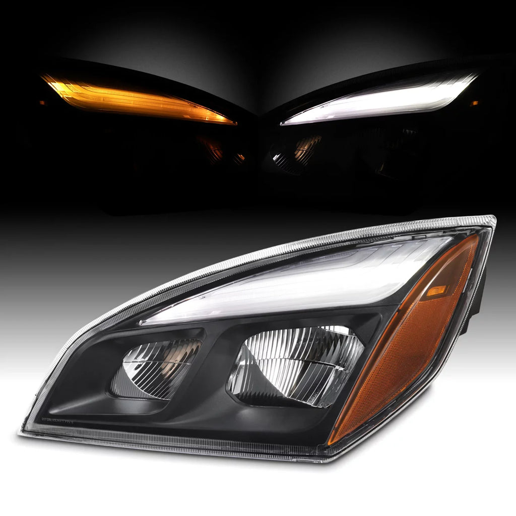 OE Fits - - 126 Full-LED Side 113 Black AKKON Cascadia 116 125 2018-2023 Replacement Headlights Driver Housing Freightliner