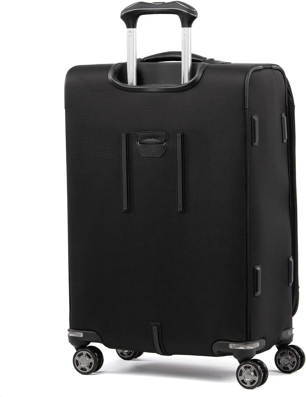 TSA Men Expandable Medium Softside Checked Black Luggage, Spinner 8 Checked-Medium Black, 25-Inch Shadow Checked and 25-Inch Platinum Wheel Elite Shadow Lock, Women, Suitcase, Travelpro