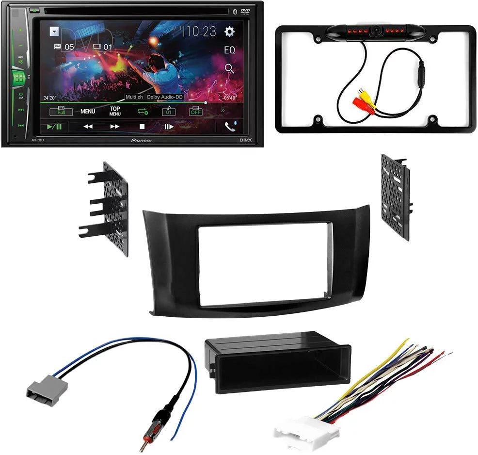 with Bluetooth/Backup Touchscreen 6.2" Digital DIN Kit/in-Dash Stereo W/ Media Pioneer Receiver KIT4920 Double DVD/CD WVGA Car Camera/Installation Bundle Sentra Nissan 2013-2016 for AM/FM