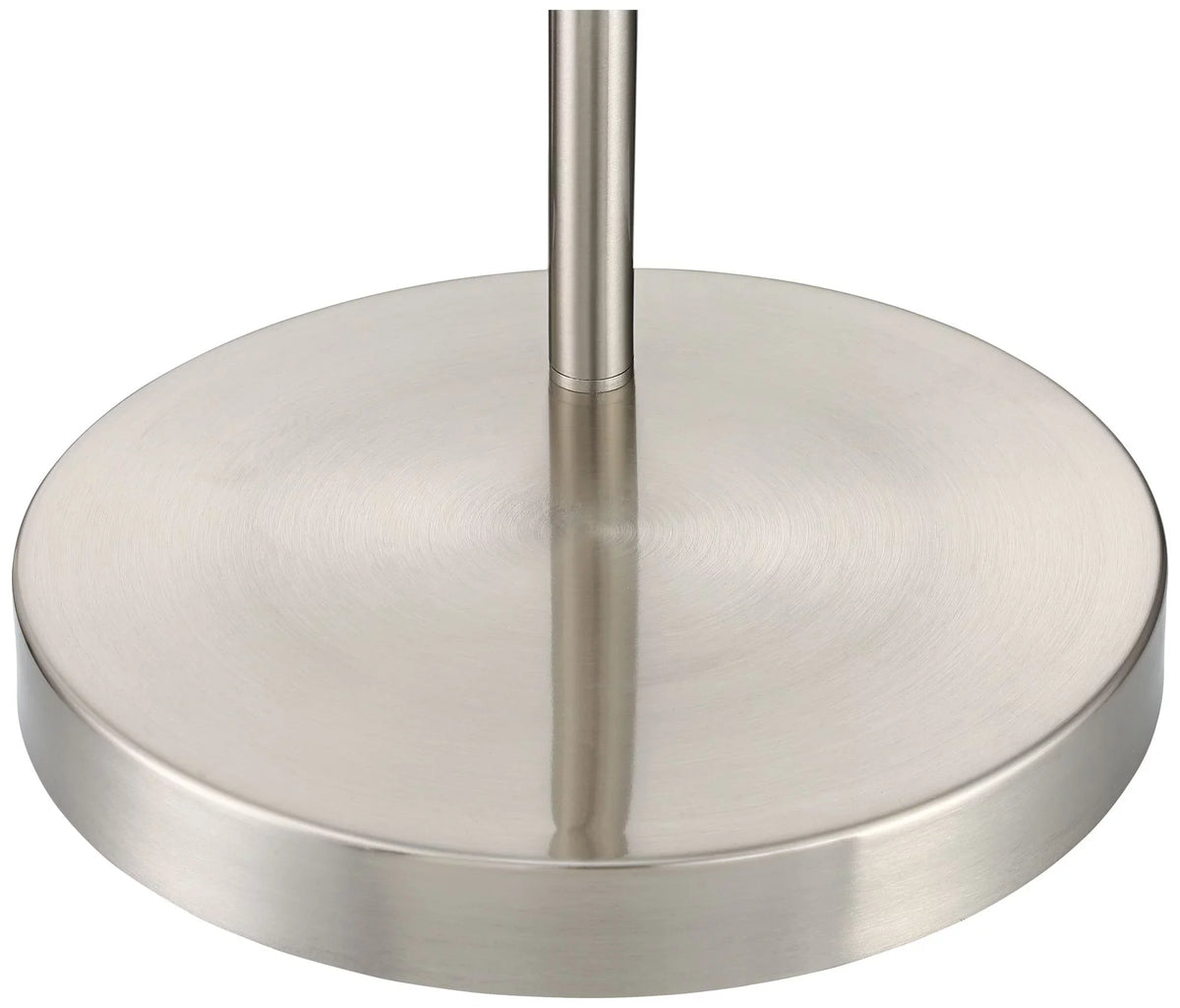 Lamp Drum with White 72" Port Shade Arc Brushed Nickel Floor House Room 360 Modern Reading Living for Charging Tall USB Lighting