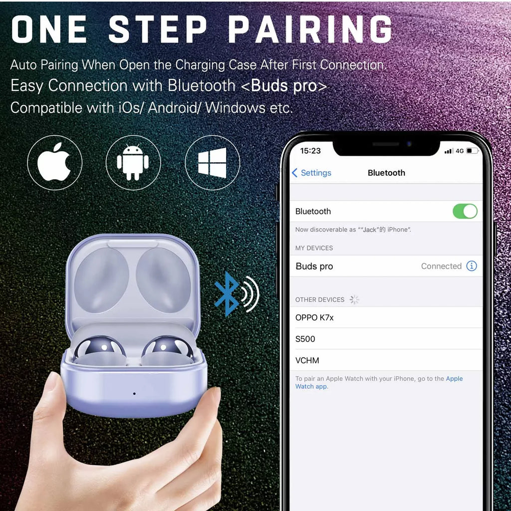 Version) Noise liquid Earbuds - Resistant Street Amethyst Wireless, Bluetooth Isolation, Purple N8 Case, grade Smart Vodafone (US UrbanX Charging Sound, Buds True Pro for