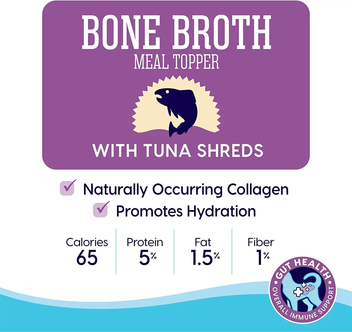 Serve with Cat to 12 Hydration to Food Gravy Solid - Grain Gold Free Rich Toppers Shreds Broth Wet Pack for Cat Meal Nutrient Bone Food Toppers Meal Tuna Cats Easy Promote -