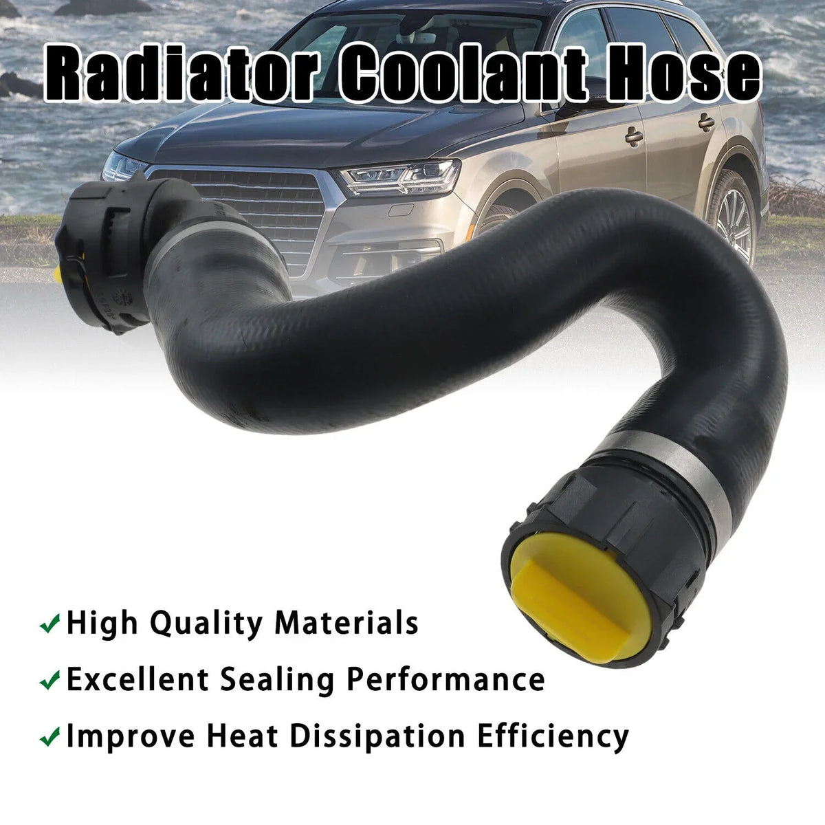 Audi Radiator Coolant Upper Line Q7 for 2010-2016 Duct Tube 7L8122101D