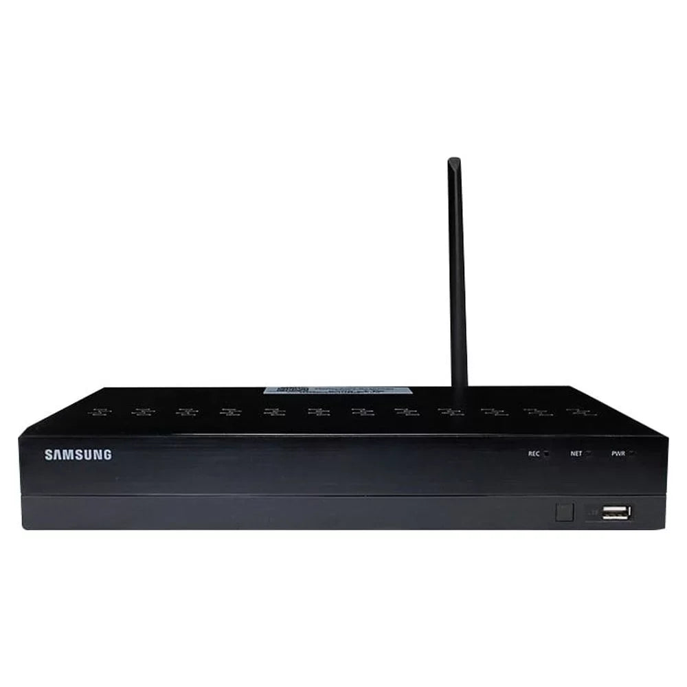 HD Security NVR 4 with 1080p System Wireless Bullet 1080p 1TB climate Resistant Drive and Hard Cameras Full SNK-B73040BW Wisenet Video Channel 4