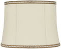 Cream Springcrest Fitting x Finial High 16" Drum Lamp Replacement 14" and Washer Harp 12" Medium Shades Bottom x Top Milano