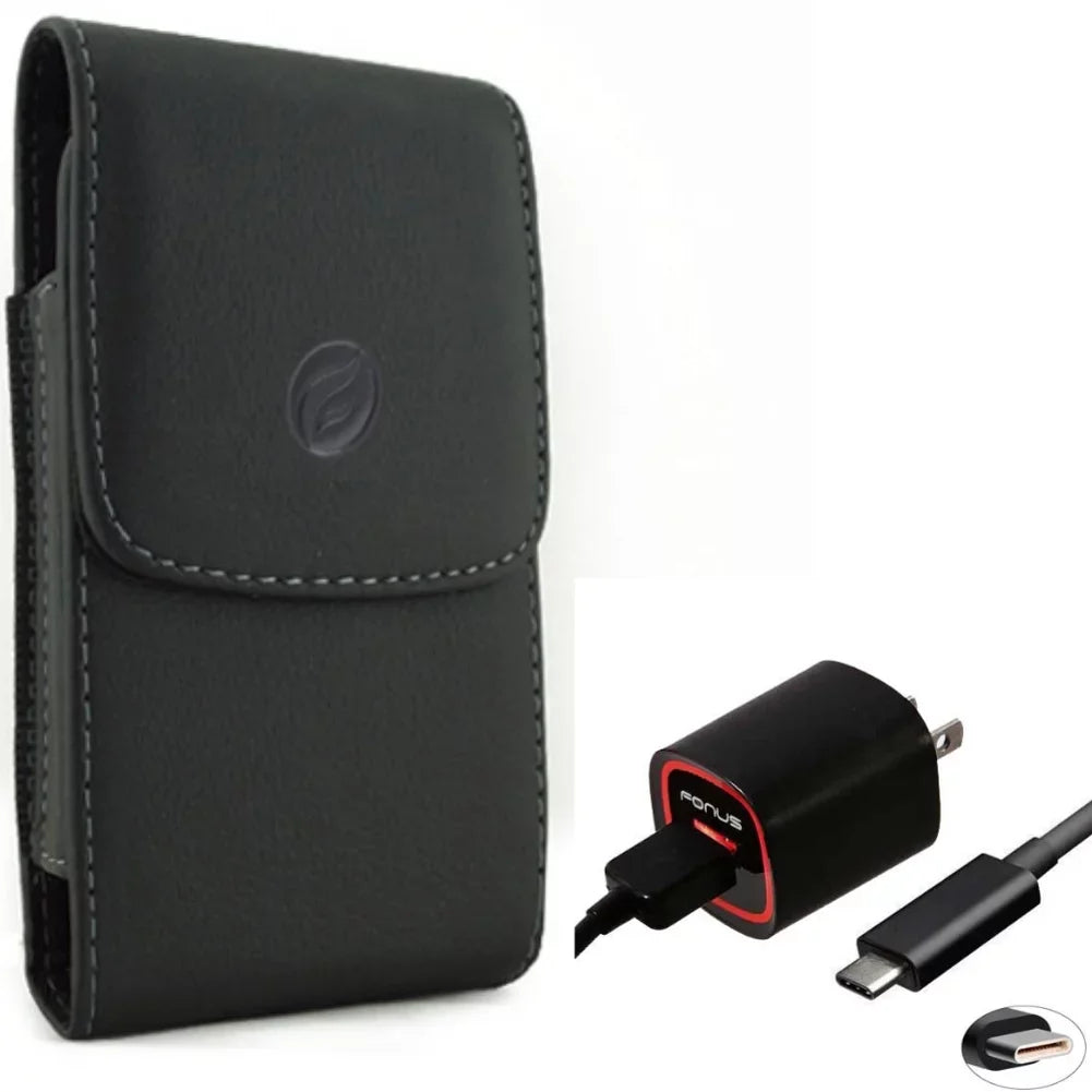 Plus Razer Charger Galaxy OnePlus S9 Case for XCover 6 Cable USB Phone 2.4A G7 S22 Plus Clip Moto w Belt Holster - Plus Plus, Revvlry S10 Home FieldPro - 2 6T, Leather - Motorola