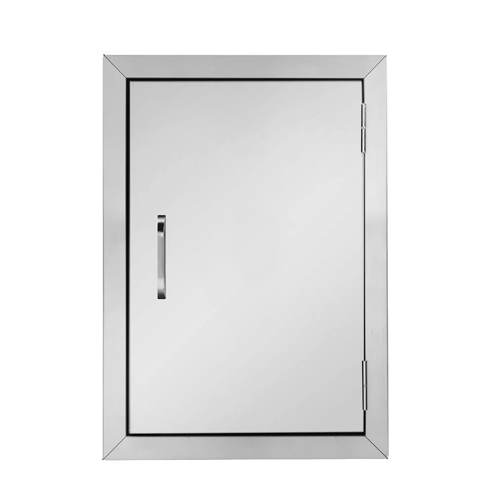 BBQ Single 20inch Stainless Island x Cutout Zimtown Door 14 exterior Steel for BBQ Door Access Wall