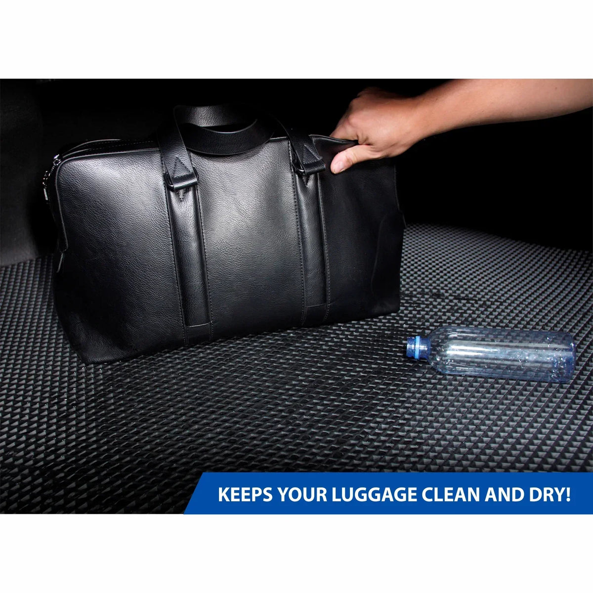 Mat Anti-Slip Wrangler Waterproof, Dimond Liner, Fit Cargo Liner Dirt for with 2019-2024 Duty Technology - Liner-GY004563 - Trunk Luggage Cargo Liquid Shape, Jeep & Custom Trapping Goodyear Heavy