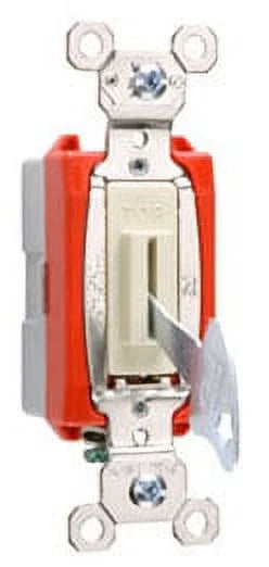 Seymour Ivory Lock & 20A Switch Key PS20AC1IL with 120/277V Legrand-Pass